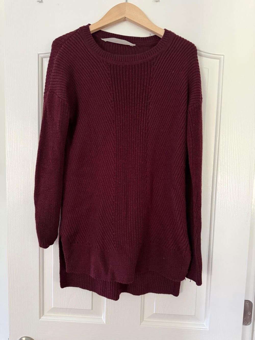 Athleta Women's Crewneck Sweater in Burgundy